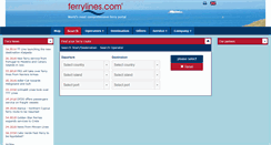 Desktop Screenshot of ferrylines.com